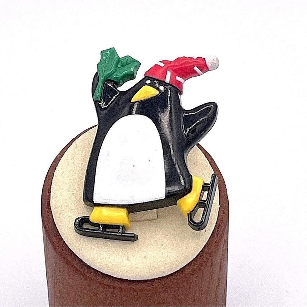 Vintage hallmark cards penguin ice